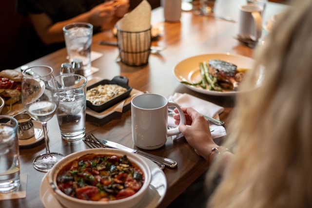 food on the table